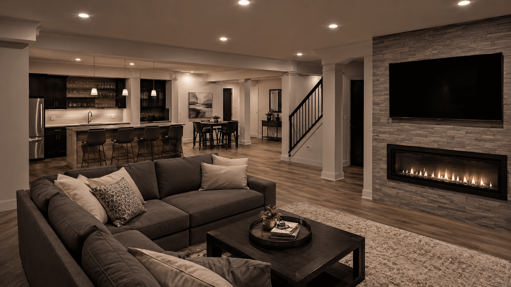 Hazlet New Jersey basement as-built permit drawing project with field measurements and scaled plans
