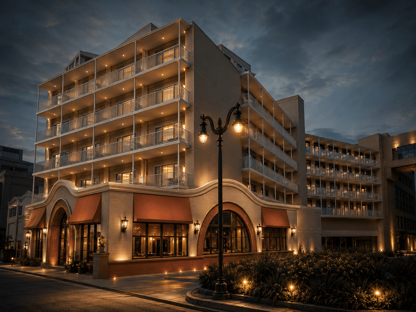 Days Inn Atlantic City renovation documentation project with floor plans and interior layout drawings